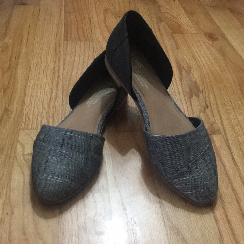 Toms Jutti D’orsay flat 8.5